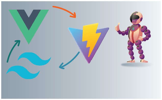 نصب همزمان Tailwind , vue با ابزار Vite